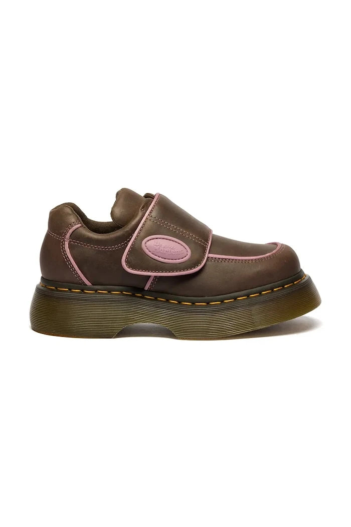 Dr. Martens половинки обувки дамски от кожа Buzz Strap