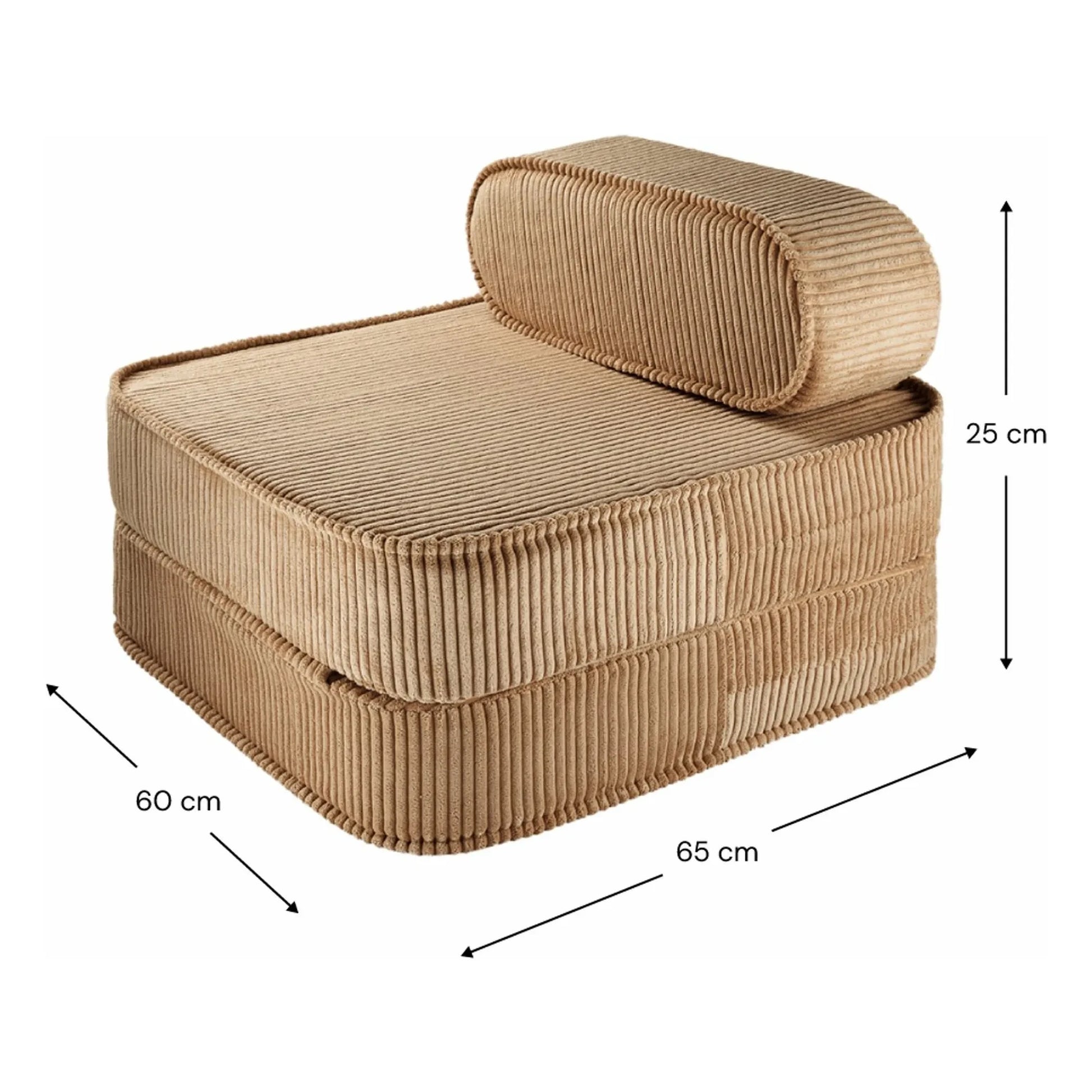 Wigiwama - Fireside chair in corduroy | Brown