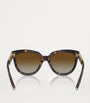 Tiffany & Co. Brown Acetate Cat Eye Sunglasses