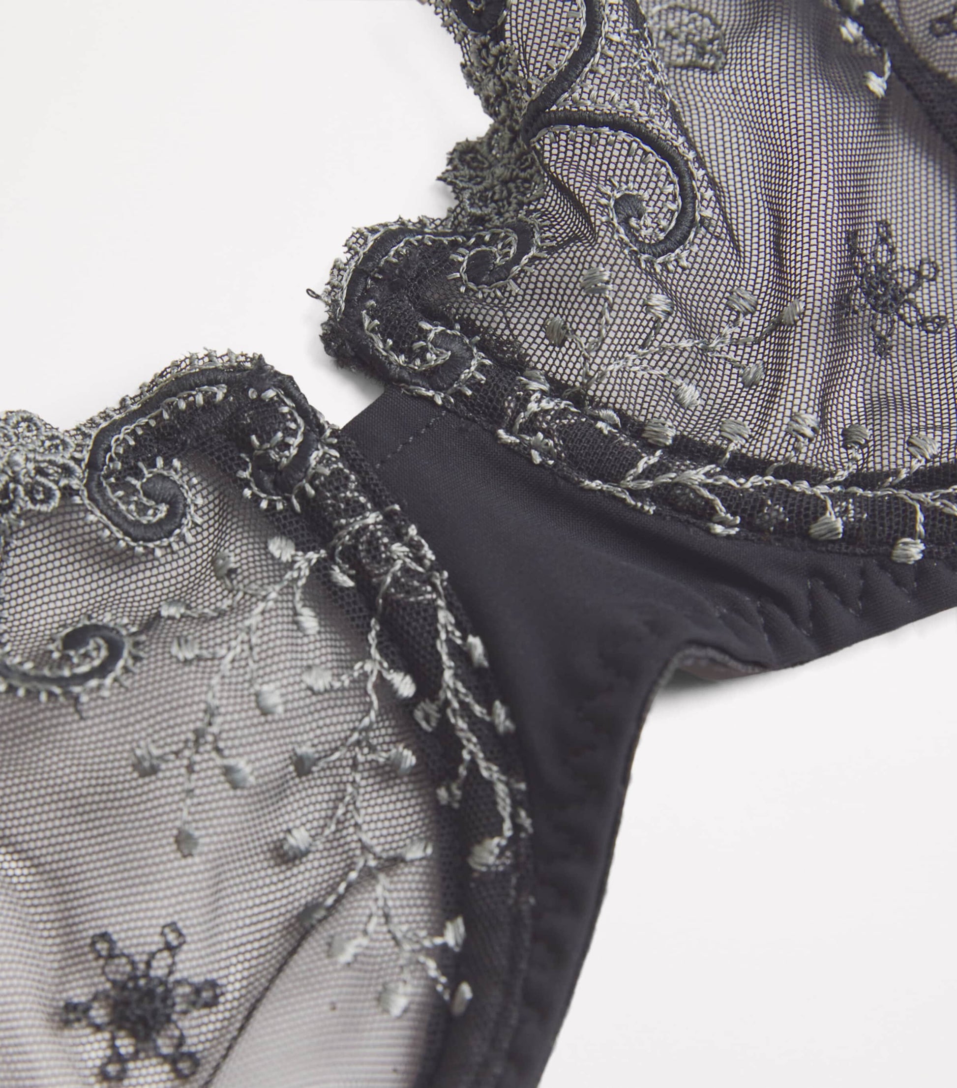 Embellished Délice Half-Cup Bra 017 MOONLIGHT