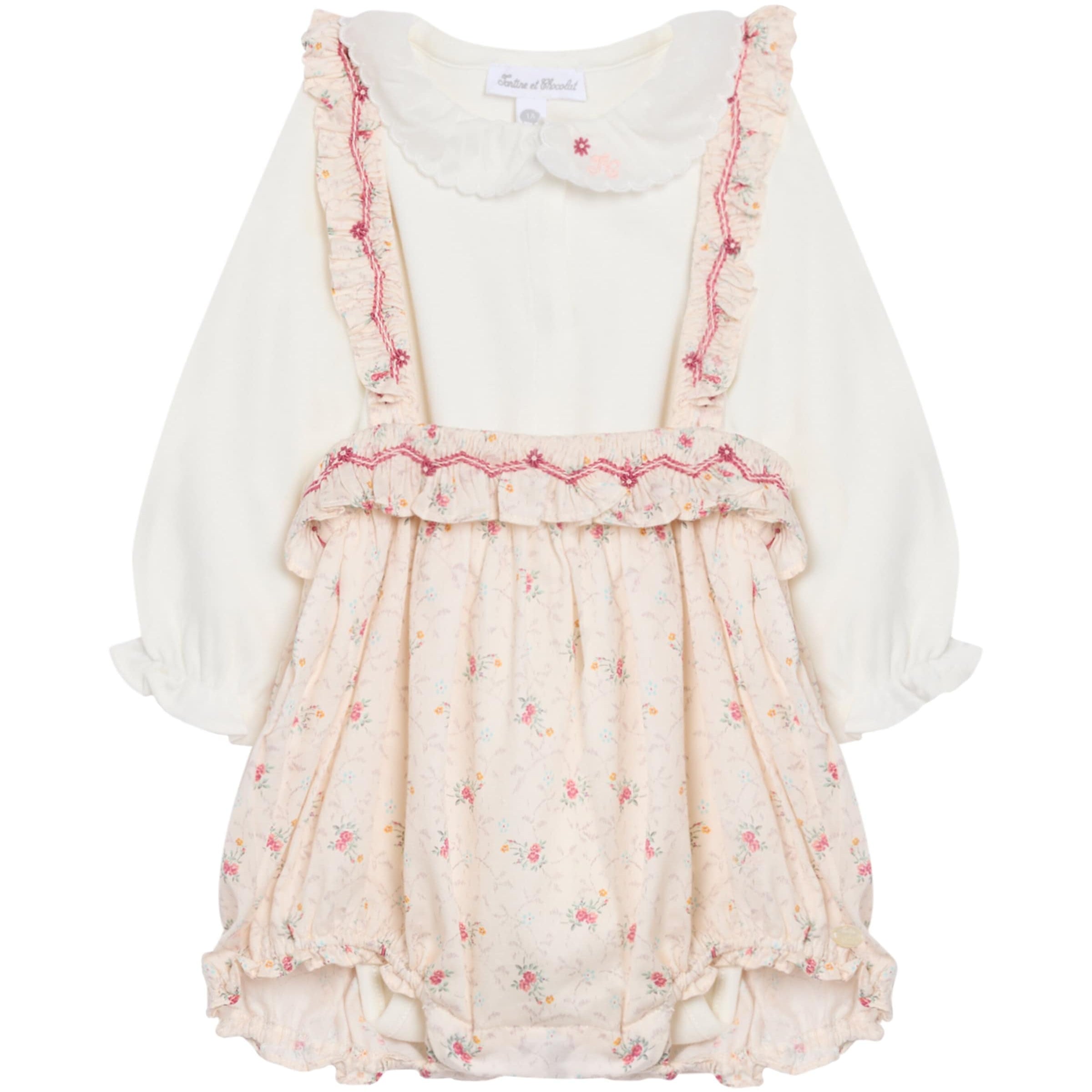 Cotton Bodysuit and Bloomers Set (Newborn-18 Months)