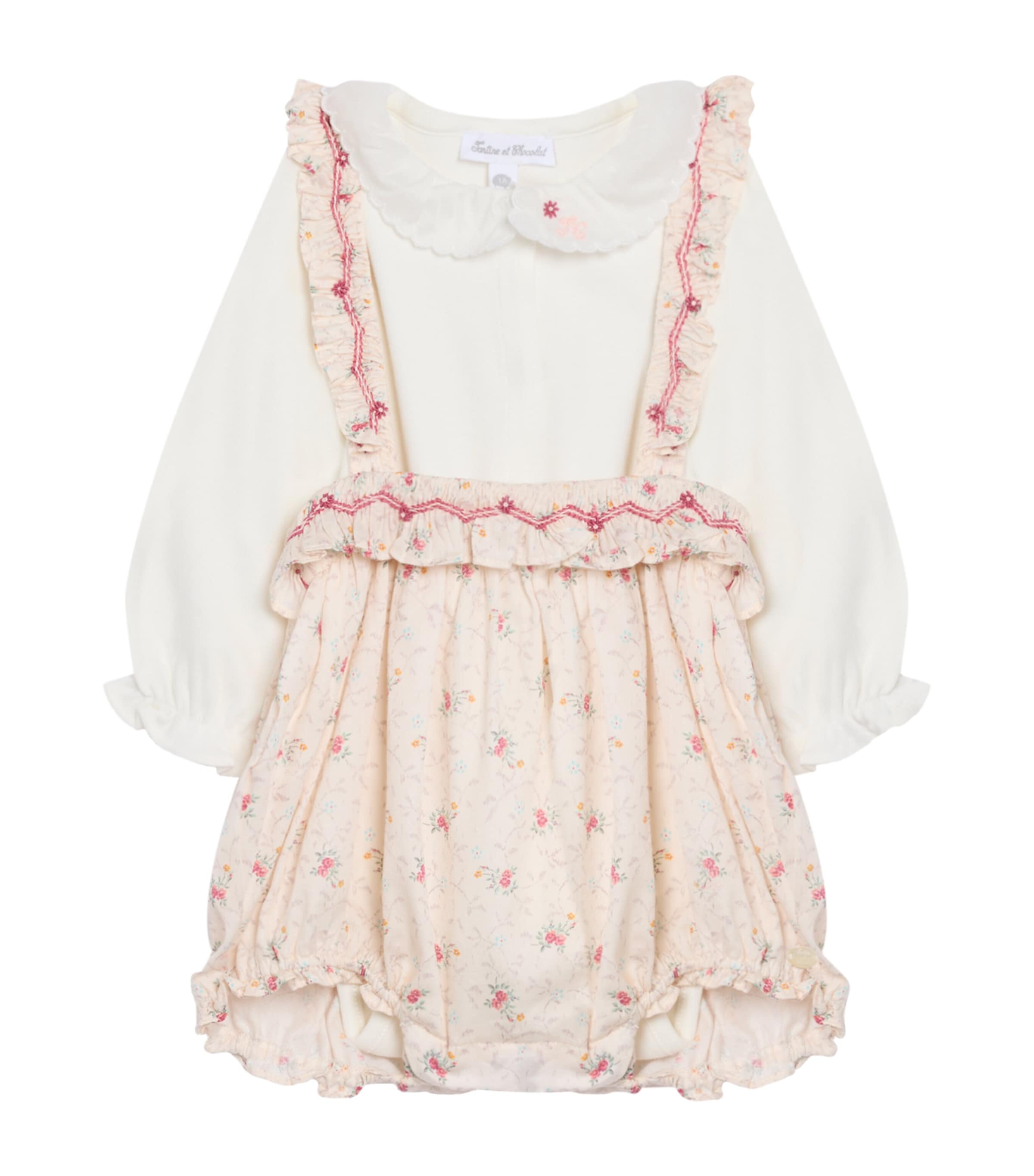 Cotton Bodysuit and Bloomers Set (Newborn-18 Months)