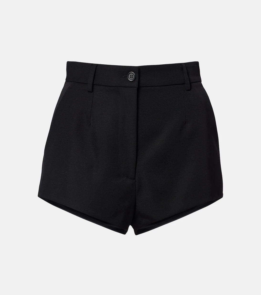 Dolce&Gabbana - Virgin wool gabardine micro shorts
