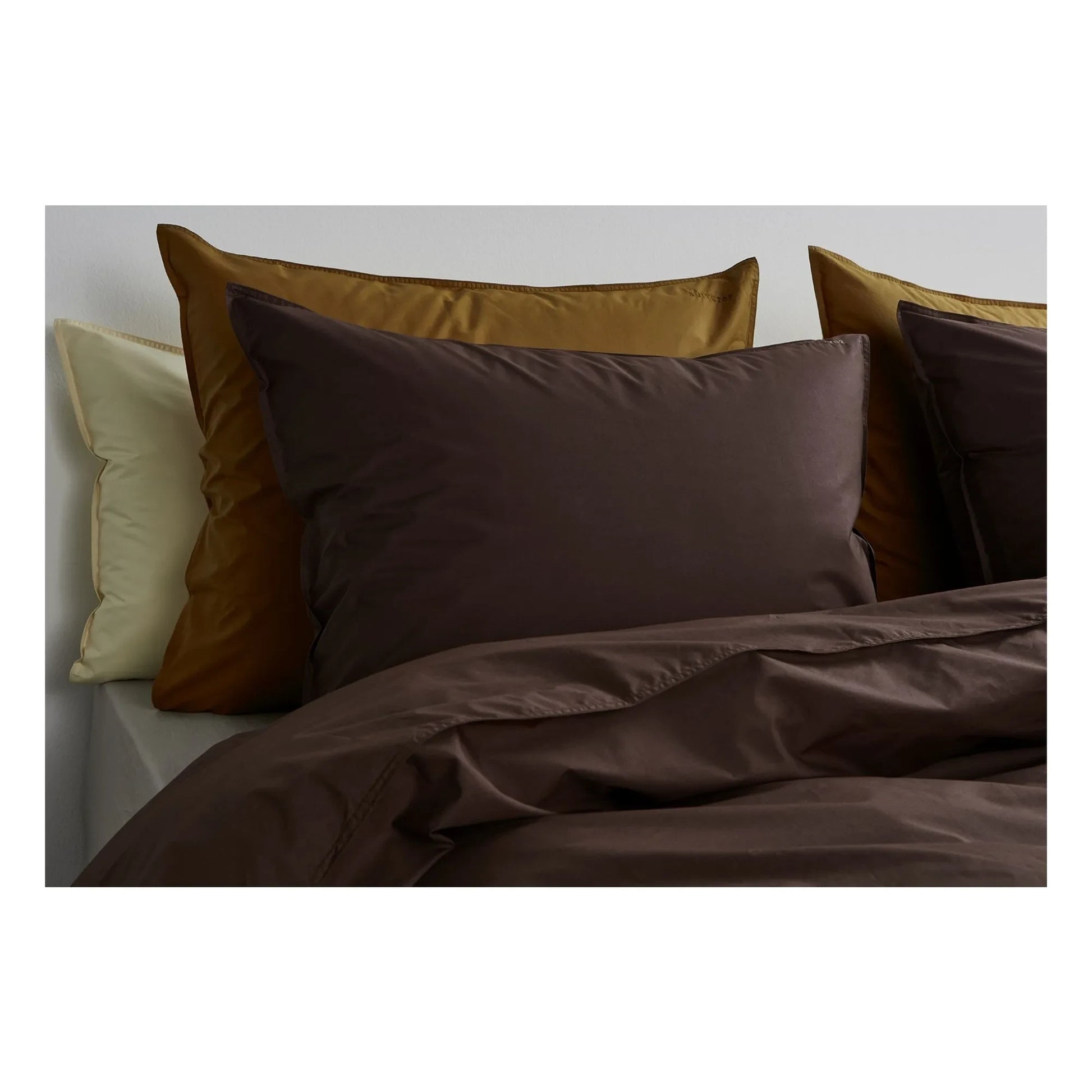 Suite 702 - Organic percale pillowcase - Coffee Brown | Coffee