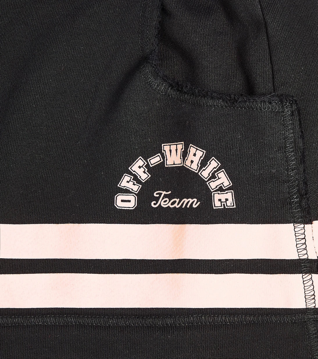 Off-White Kids - Logo striped cotton jersey skirt