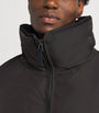 Yves Salomon Black Down-Mink Technical Puffer Jacket (55cm)