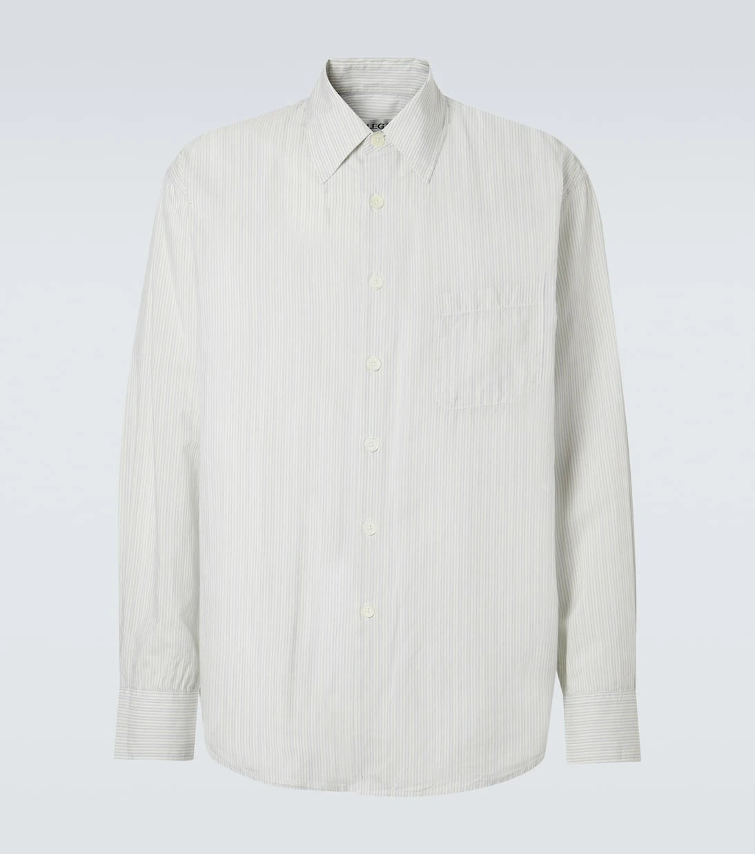 Our Legacy - Above striped cotton-blend shirt