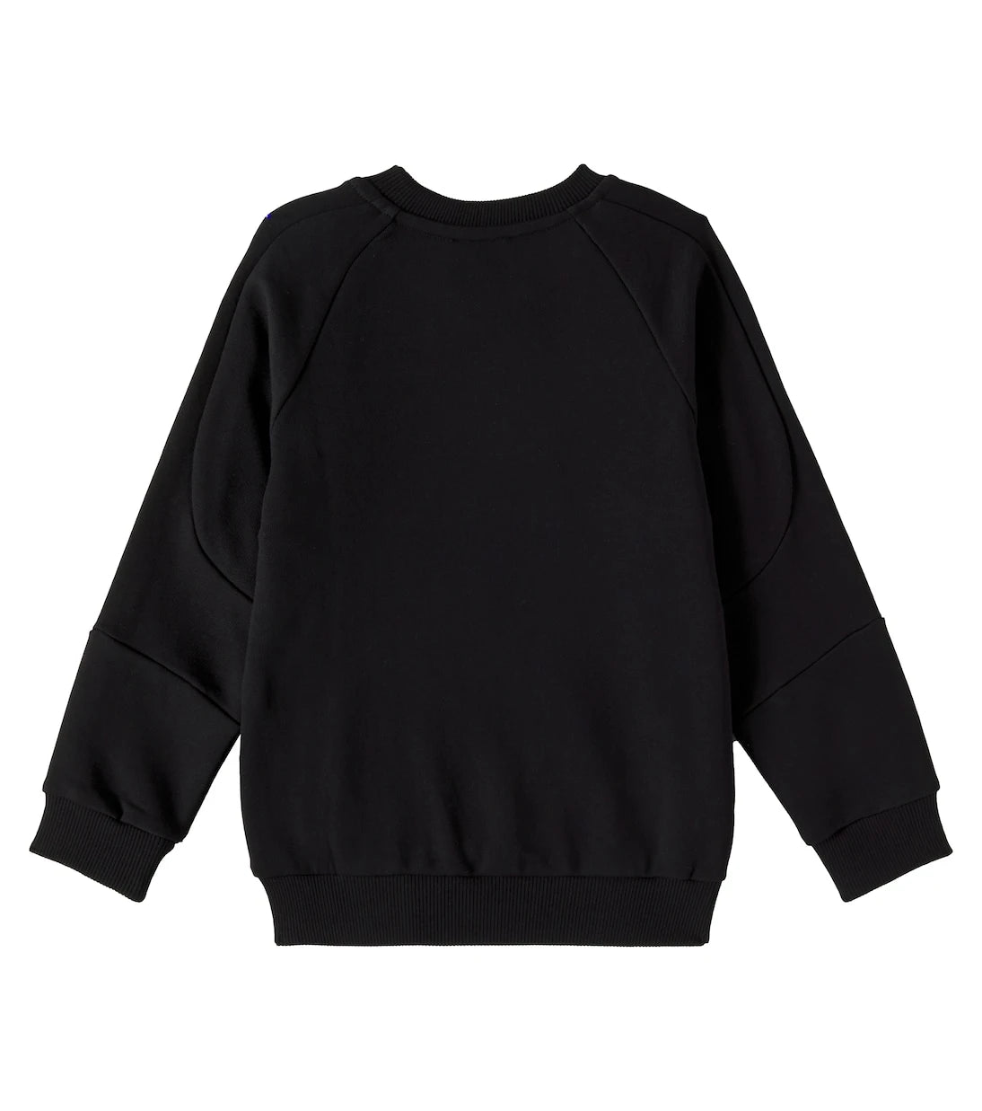 Balmain Kids - سويت شيرت من قطن الجيرسي بشعار الماركة