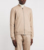 Cotton-Cashmere Bomber Jacket