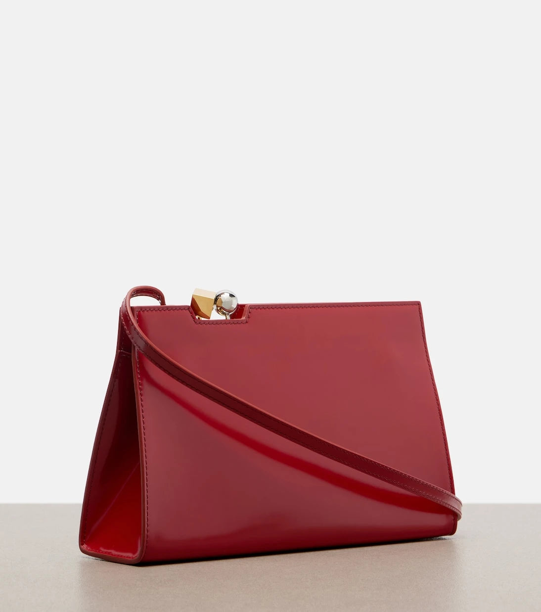 Jacquemus - Salon leather clutch