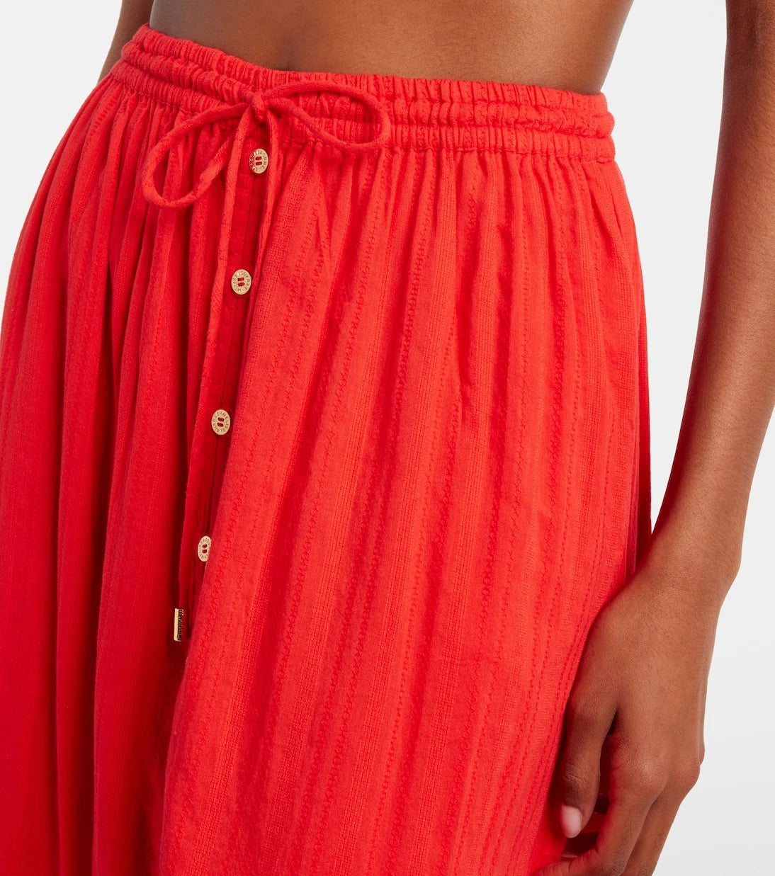 Melissa Odabash - Marley crochet-trimmed cotton maxi skirt