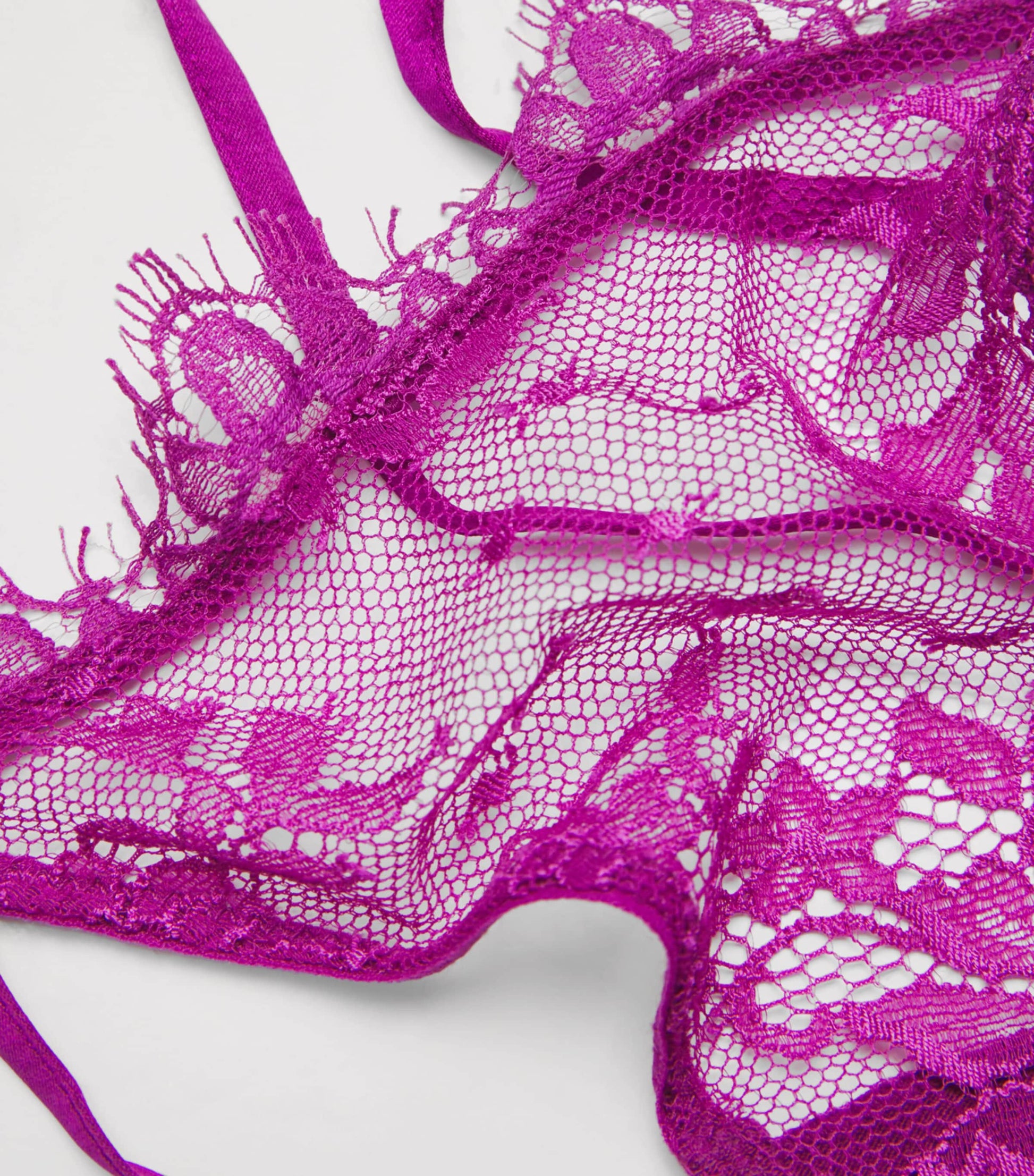 Kiki de Montparnasse Burgundy Lace Jolie Thong