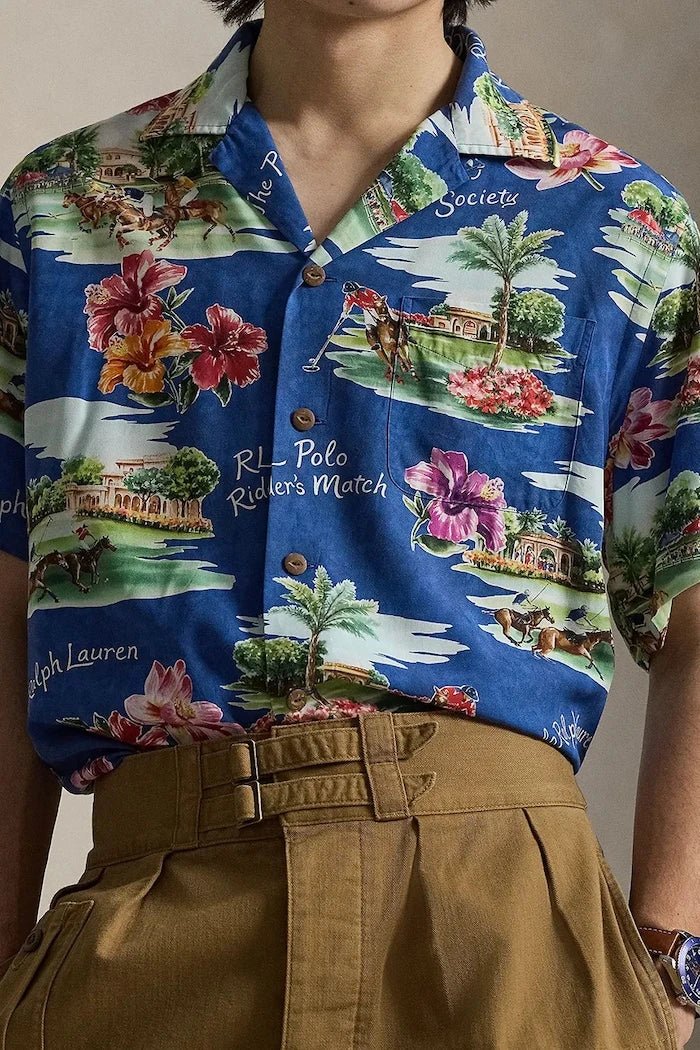 Polo Ralph Lauren риза мъжка от вискоза