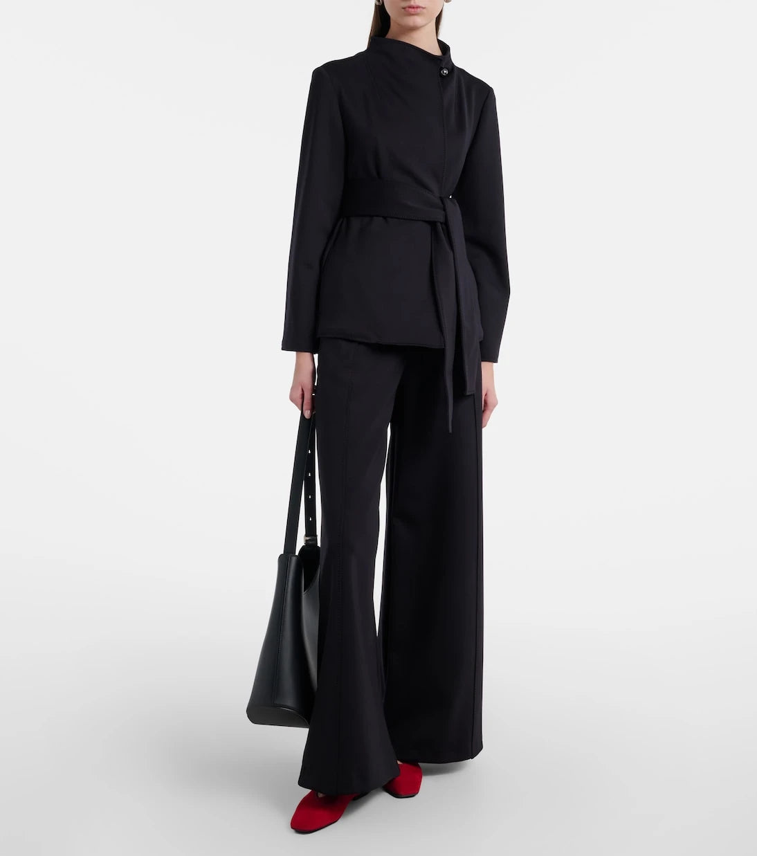 Max Mara - Talamo kemerli jarse blazer