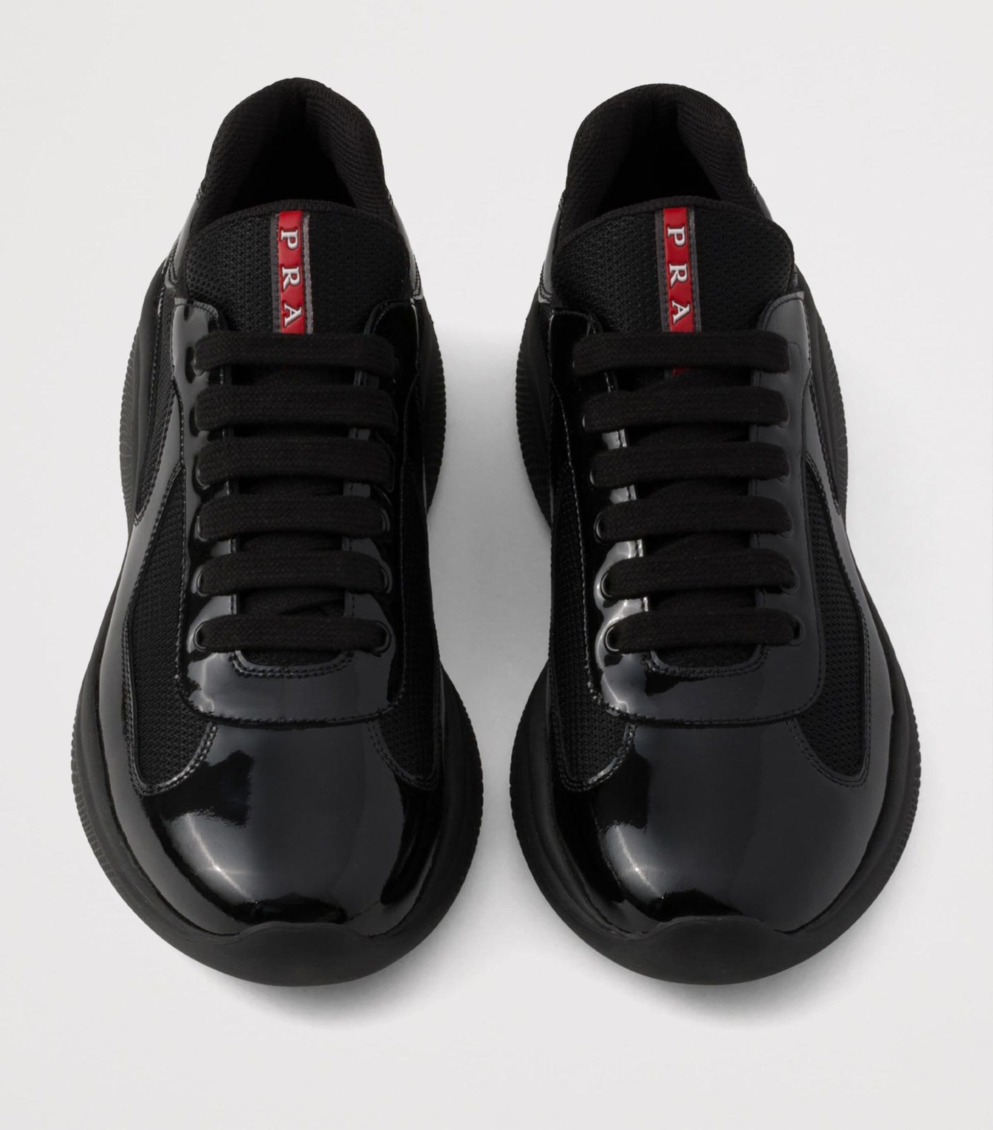 Patent Leather-Blend America's Cup Sneakers