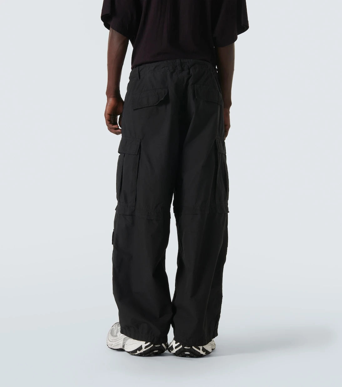 Balenciaga - Wide cotton-blend cargo pants
