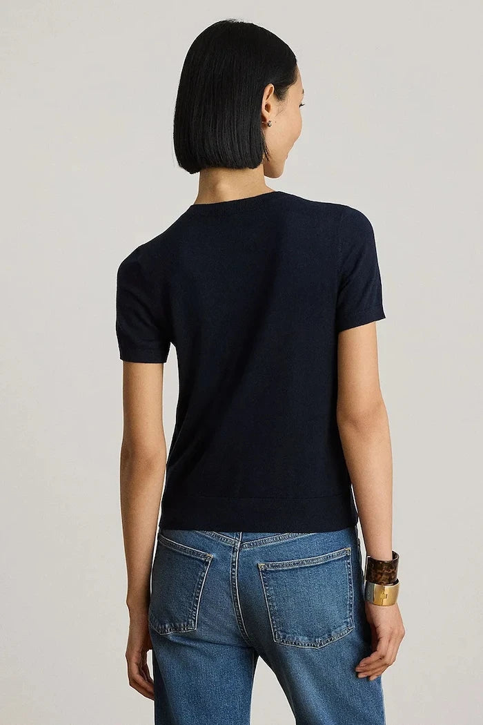 Lauren Ralph Lauren kısa kollu kadın modelli kazak