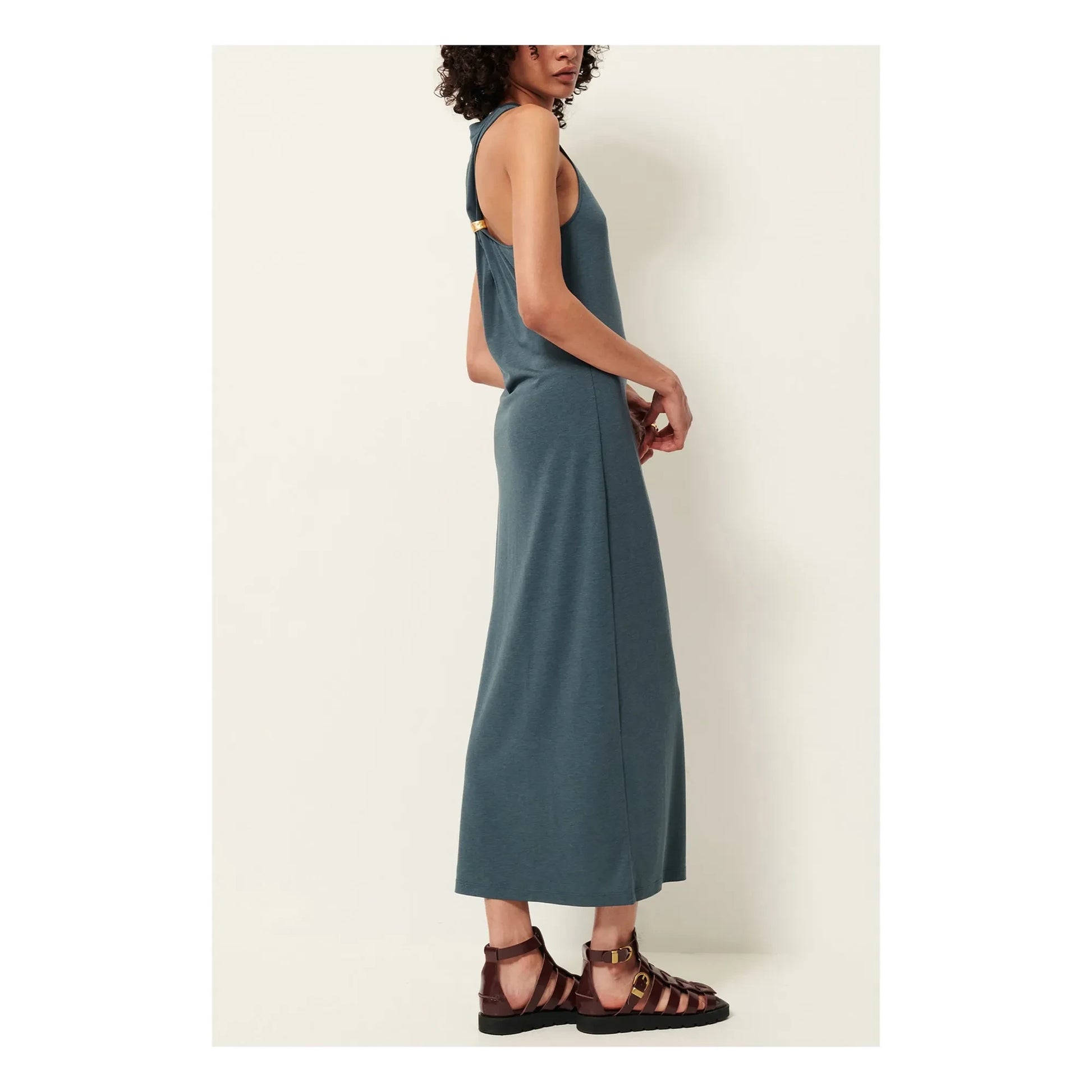 Sessùn - Danae dress | Grey blue