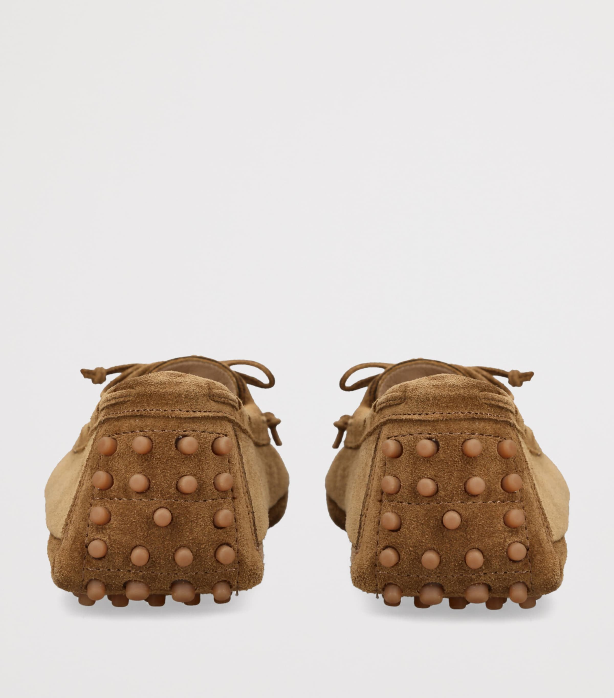 Le Monde Beryl Brown Suede Moccasin Driver Shoes