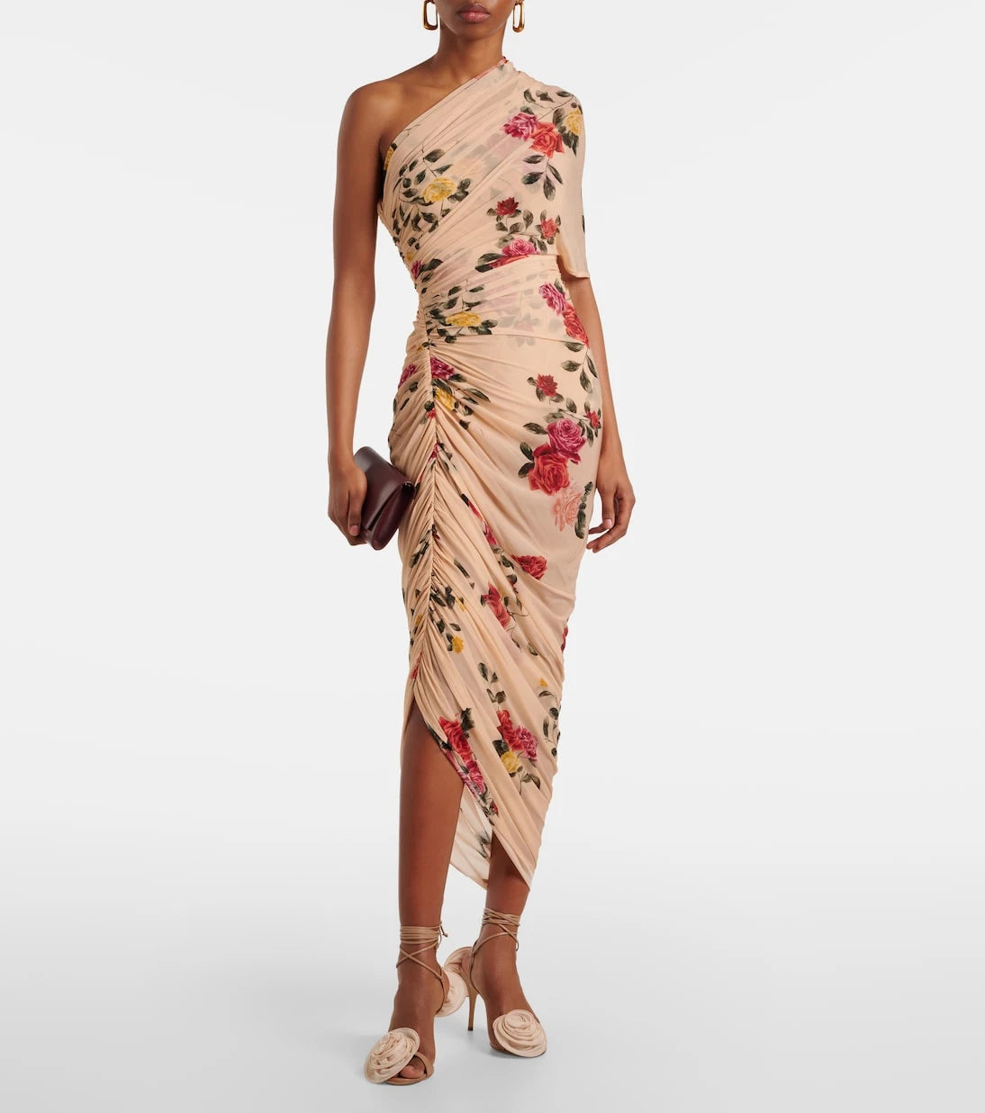 Magda Butrym - Floral-appliqué leather sandals