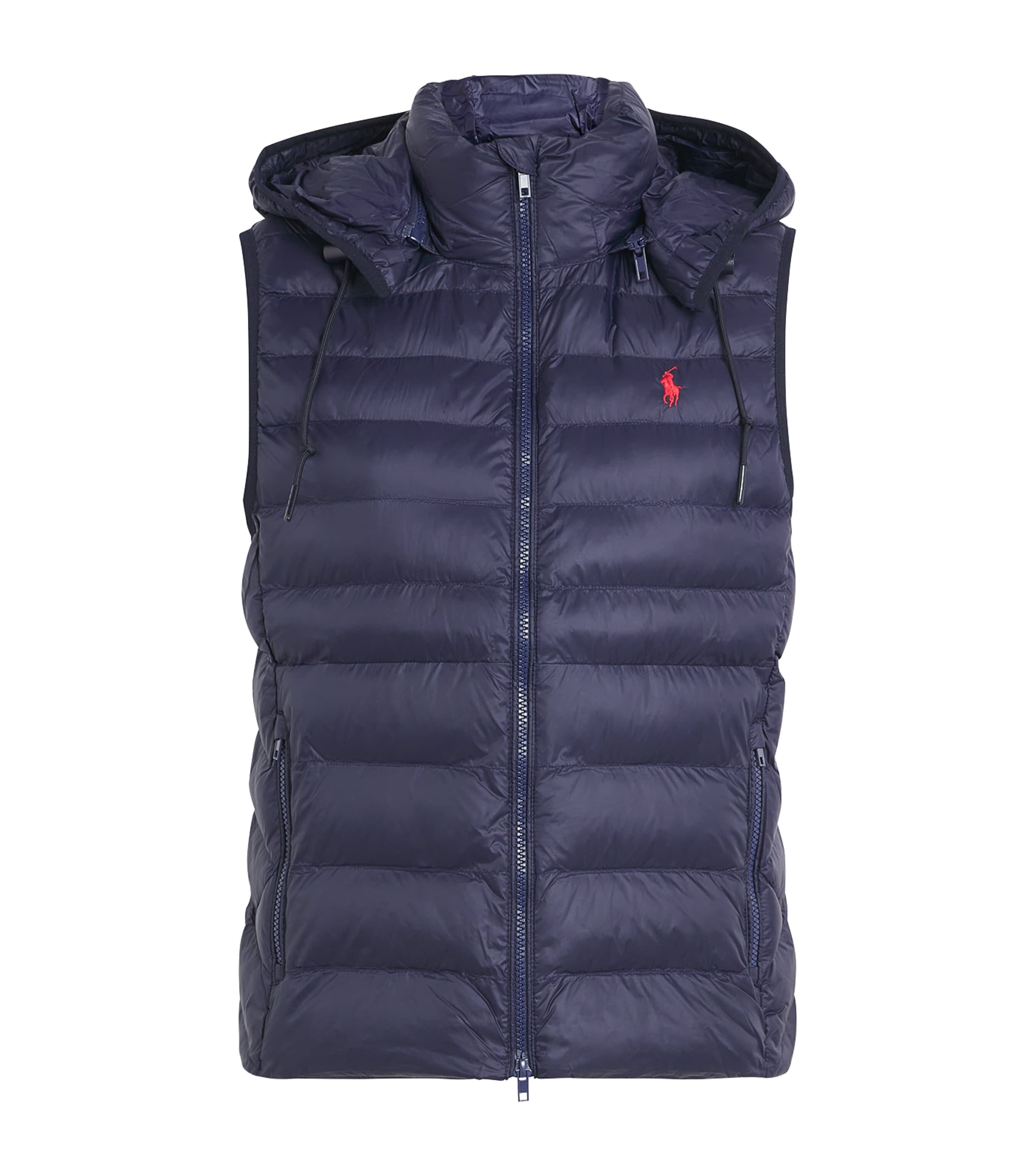 Water-Repellent Padded Gilet NAVY