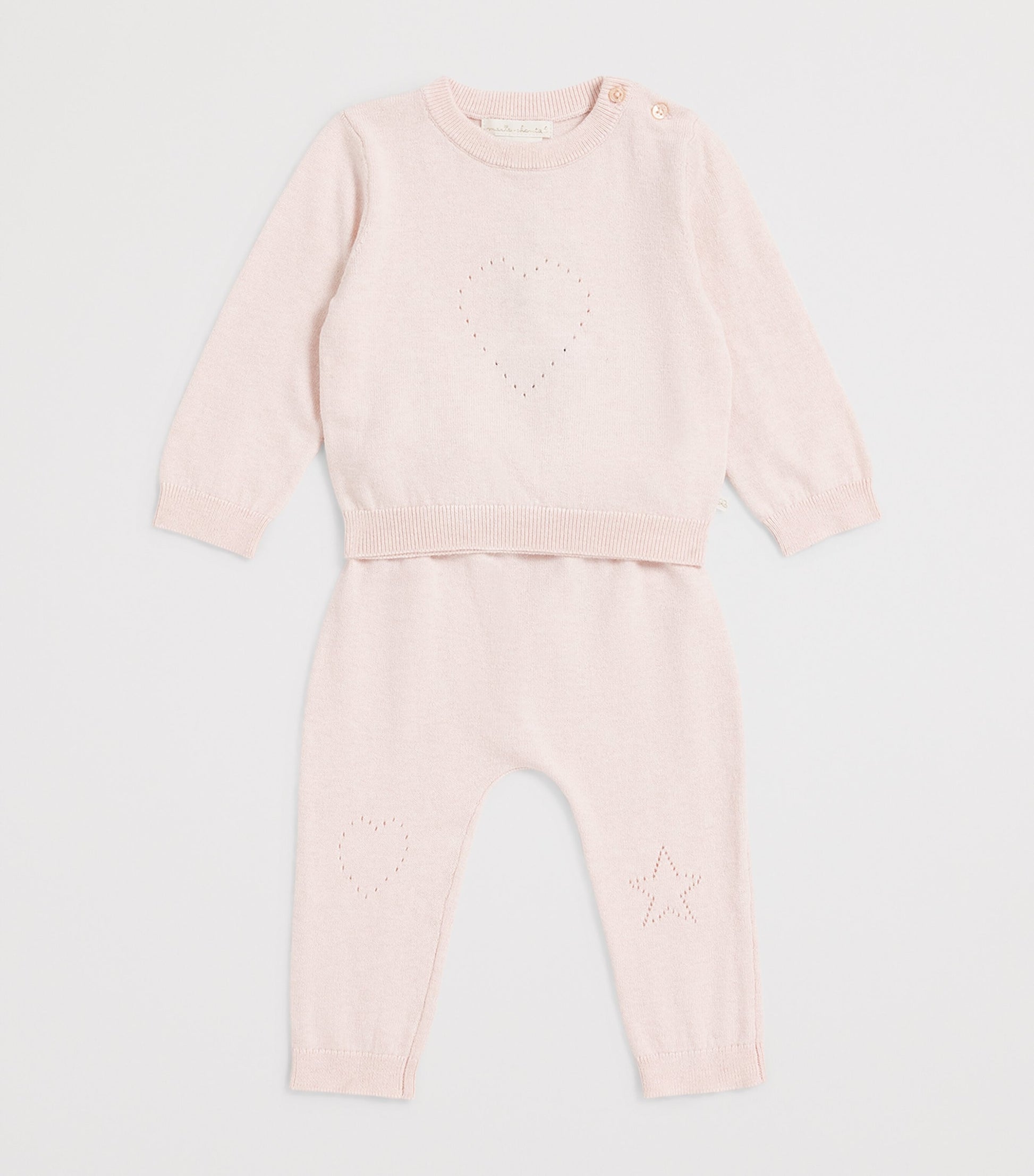 Marie-Chantal Heart Sweater and Sweatpants Set (18 Months)