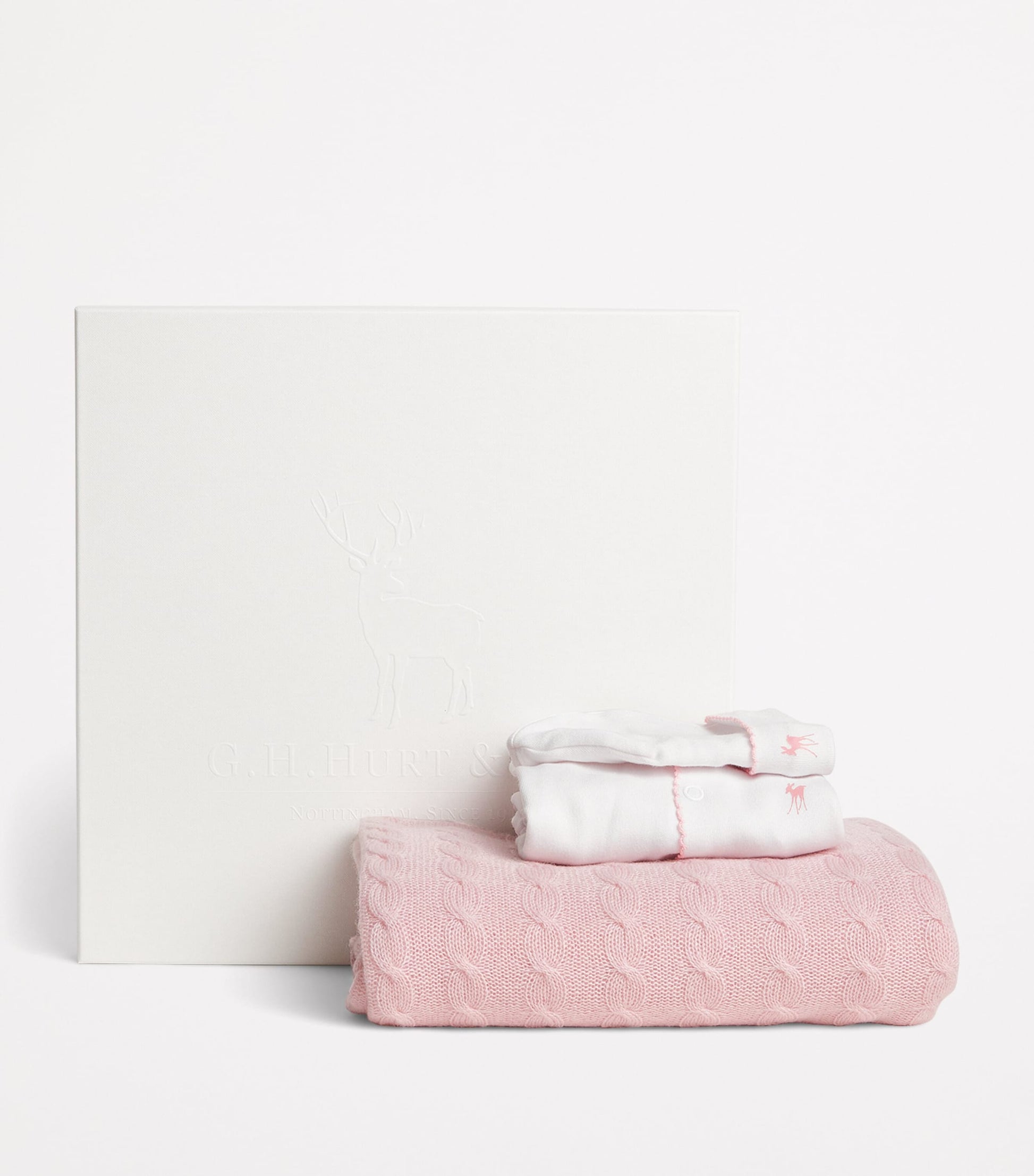 G.H. Hurt&Son Kids All-in-One, Hat and Shawl Set (0-3 Months)