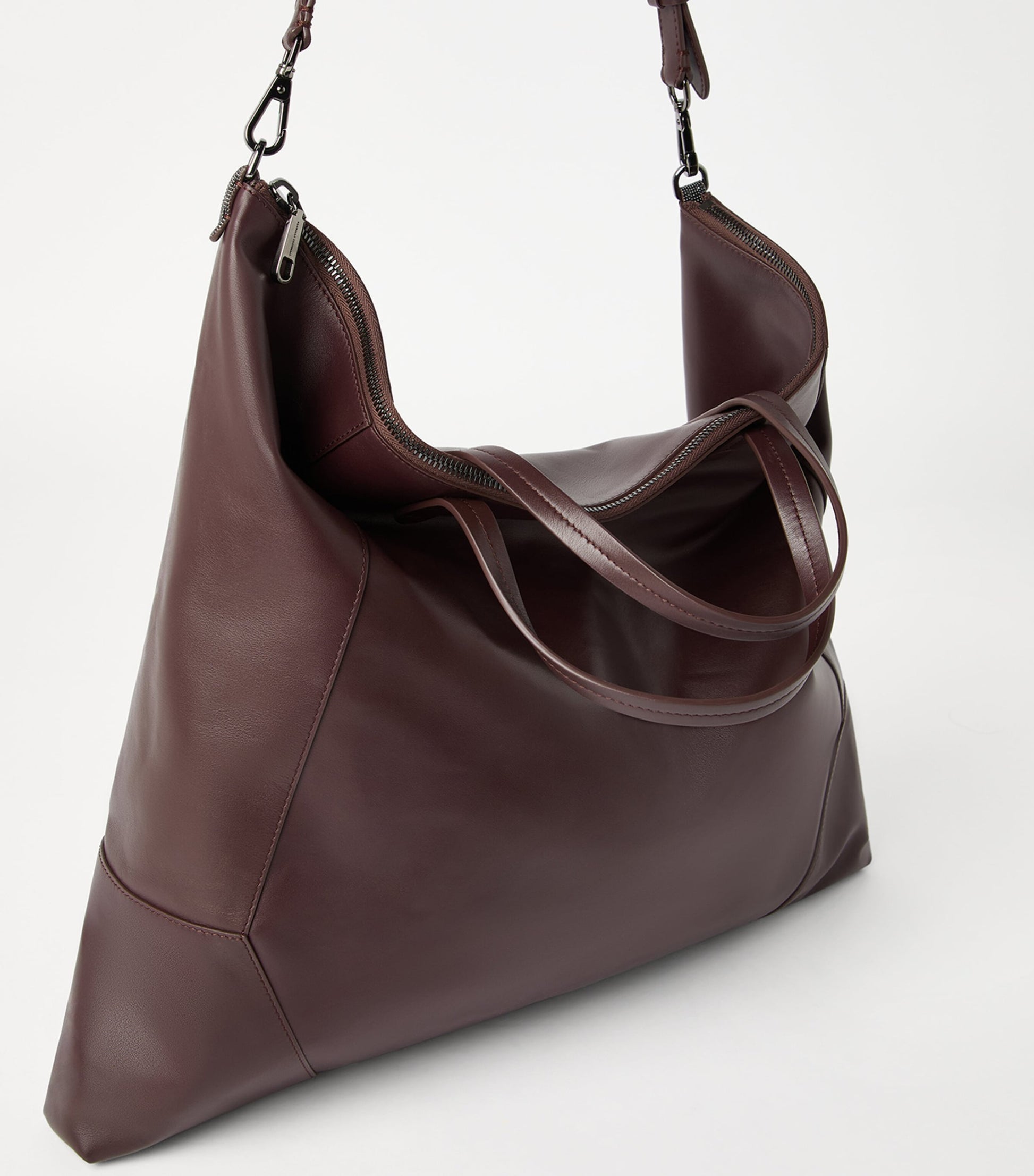 Large Leather BC Duo Shopper Bag