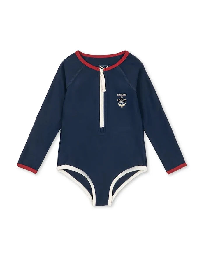 Konges Sløjd LAGUNA LS SWIMSUIT GRS Çocuk Tek Parça Mayo