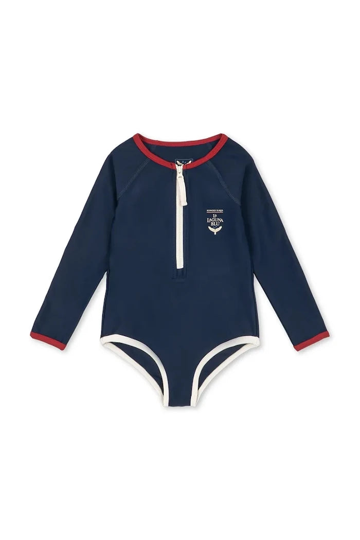 Детски цял бански Konges Sløjd LAGUNA LS SWIMSUIT GRS