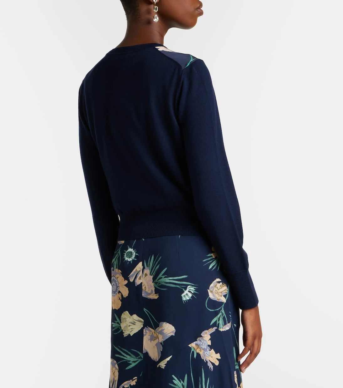 Erdem - Floral wool cardigan