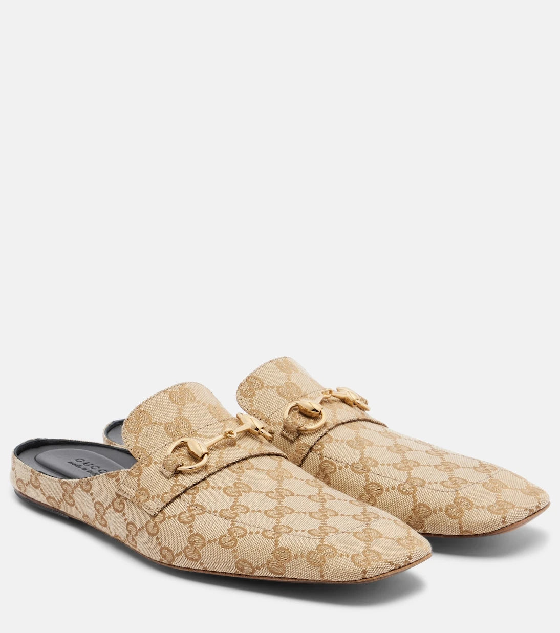 Gucci - Ragazzo GG canvas mules
