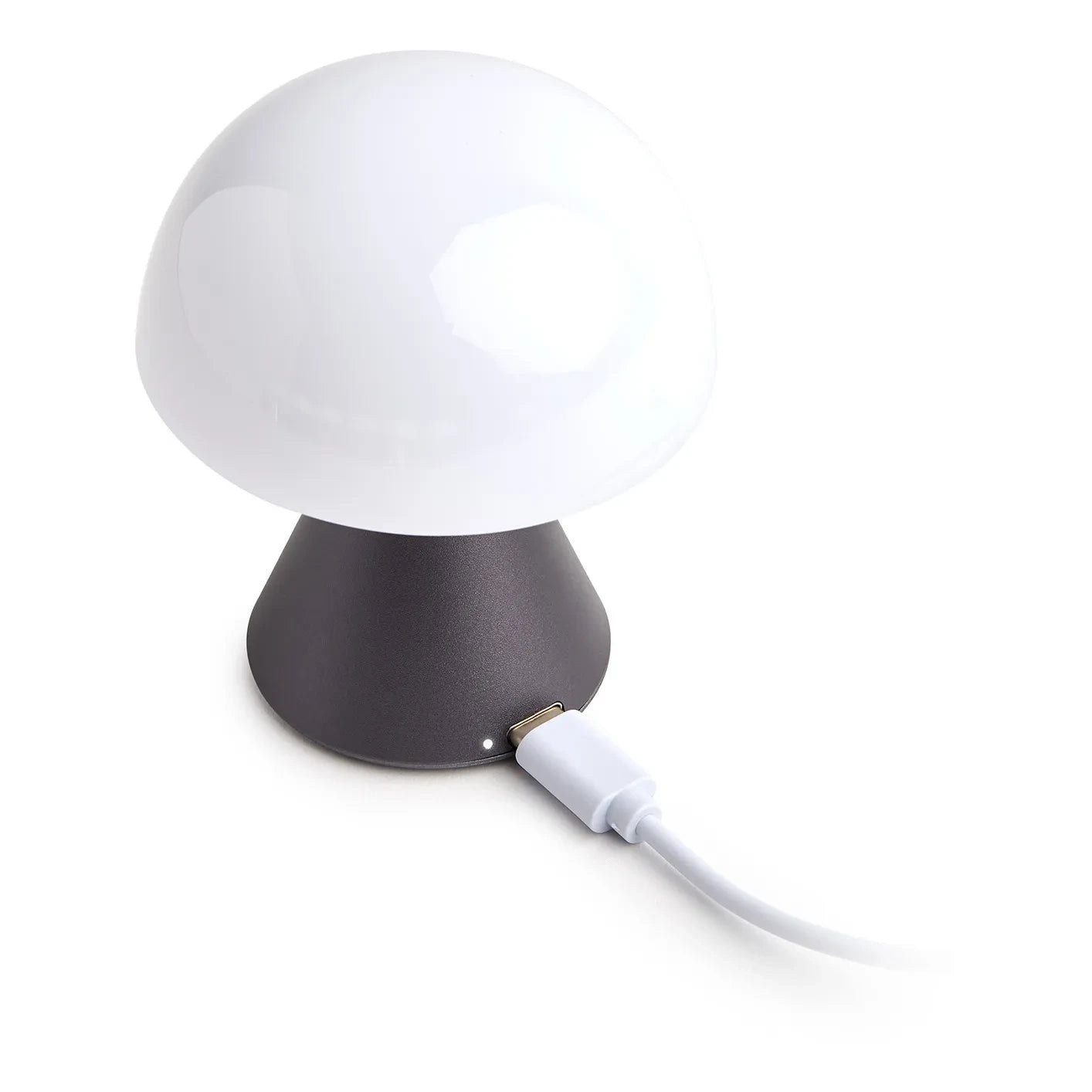 Lexon - Mina Mini LED Table Lamp | Steel Grey