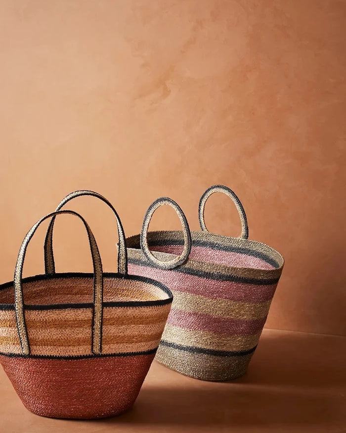 Madam Stoltz deniz yosunu piknik sepeti 55 x 18 x 30 cm