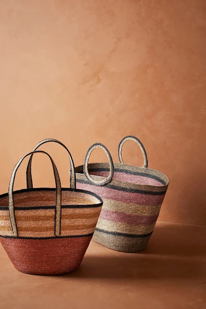 Madam Stoltz deniz yosunu piknik sepeti 55 x 18 x 30 cm