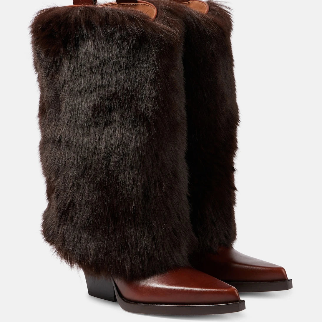 Paris Texas - Leather knee-high boots