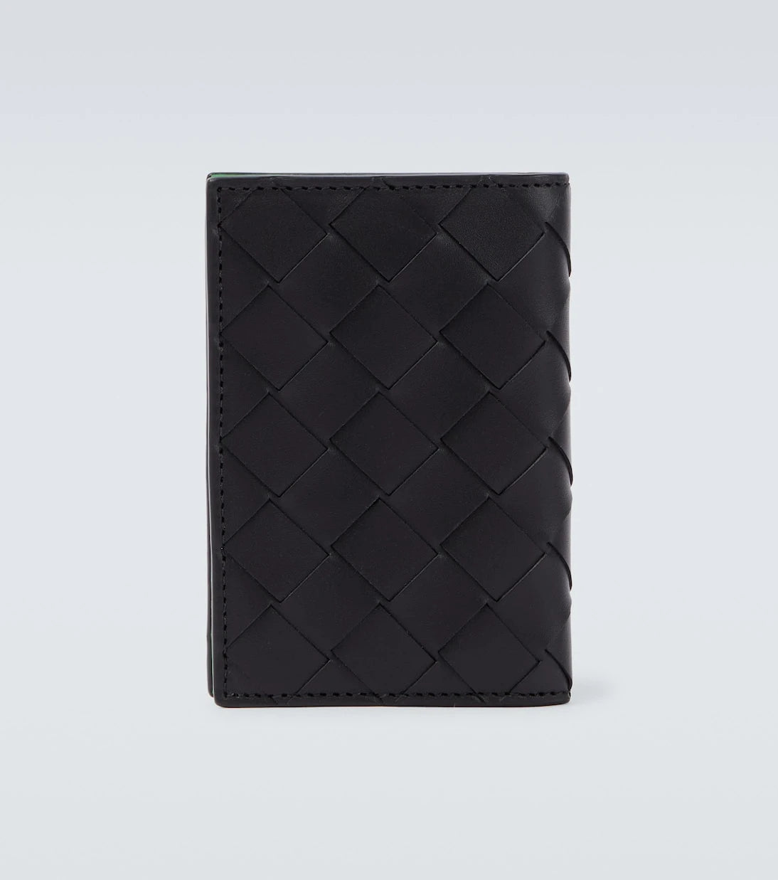 Bottega Veneta - محفظة جلدية بتقنية Intrecciato