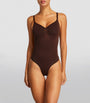 Skims Brown Seamless Sculpt Brief Bodysuit