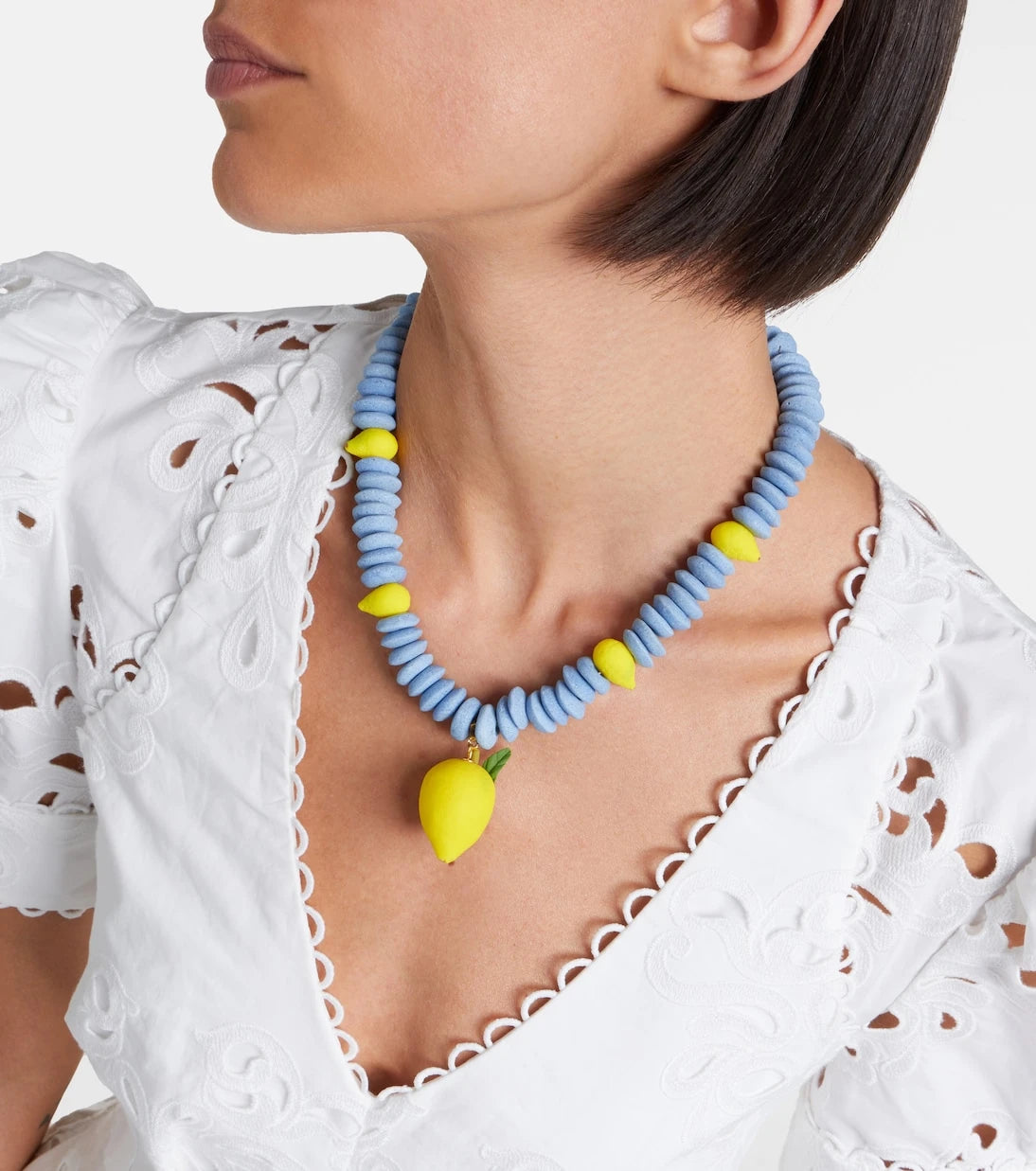 Jennifer Behr - Citron beaded necklace