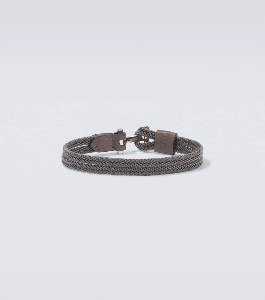 Tom Ford - Braided leather-trimmed bracelet