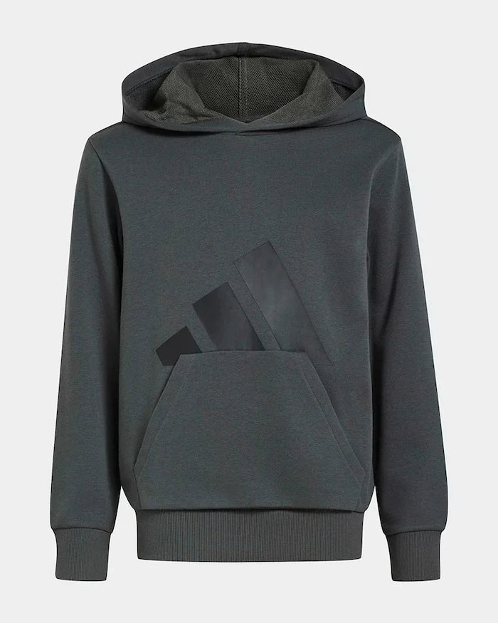 çocuklar için pamuklu adidas kapüşonlu sweatshirt