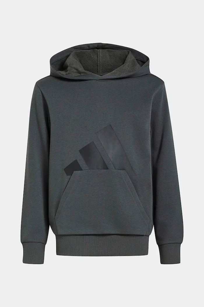 çocuklar için pamuklu adidas kapüşonlu sweatshirt