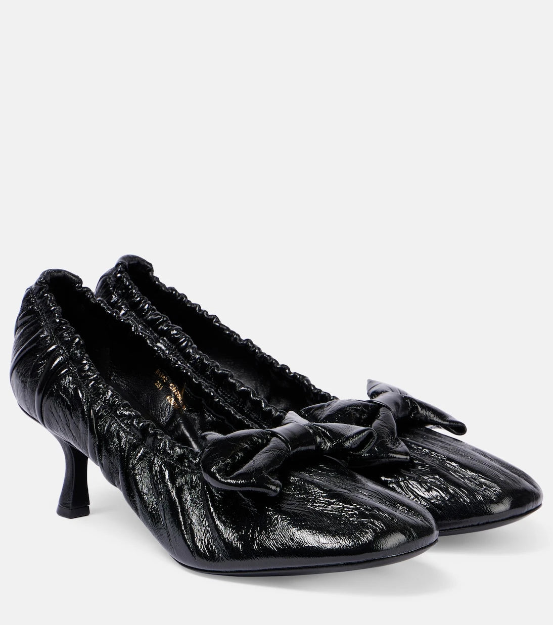 Acne Studios - Bow-detail leather pumps