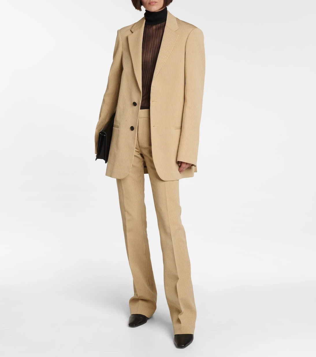 Petar Petrov - Isaac striped cotton-blend blazer