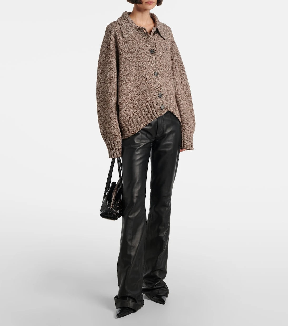 The Attico - Wool and cashmere cardigan