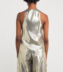 SASUPHI Gold Silk-Blend Tank Top