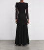 Jenny Packham Black Embellished Sylvia Gown