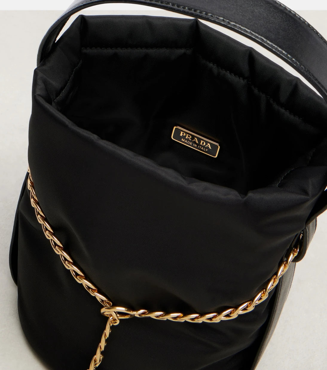 Prada - Prada Petit Sac Noir Mini bucket bag
