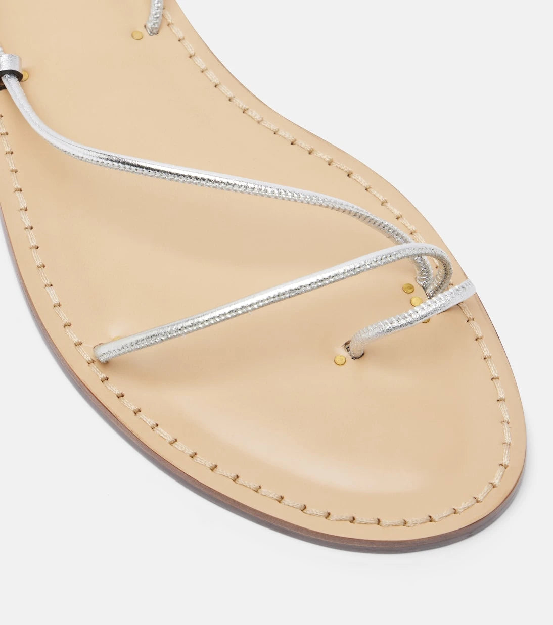 Amanu - Karima metallic leather sandals