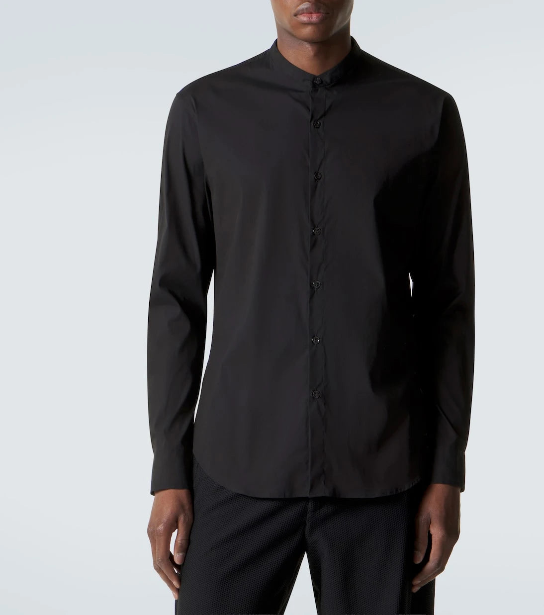 Giorgio Armani - Icon cotton-blend poplin shirt